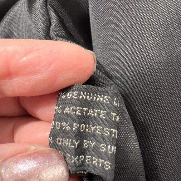 Michael Hoban North Beach Black Leather Jacket Size 38 Made in USA - Picture 12 of 14